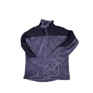 Avalanche Fleece Jacket Womens XL Grey Black Full Zip Heavy Outdoor